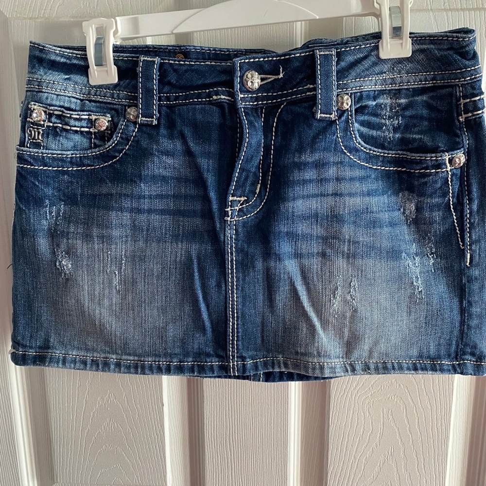 Miss me jean skirt